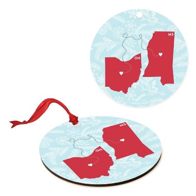 MDF Ornament Ohio and Mississippi Image 1