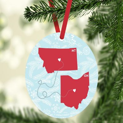 MDF Ornament Ohio and Montana Image 1