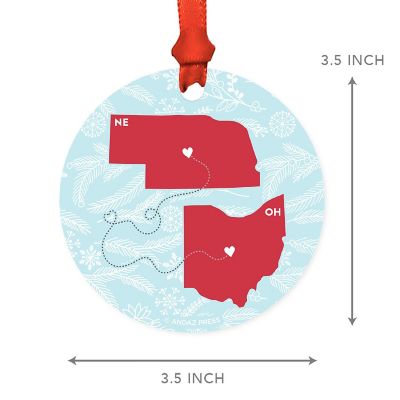 MDF Ornament Ohio and Nebraska Image 1