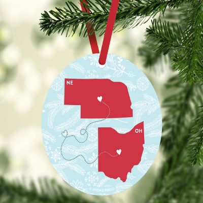 MDF Ornament Ohio and Nebraska Image 2
