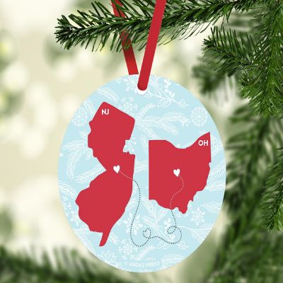 MDF Ornament Ohio and New Jersey Image 2