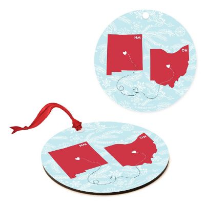 MDF Ornament Ohio and New Mexico Image 1