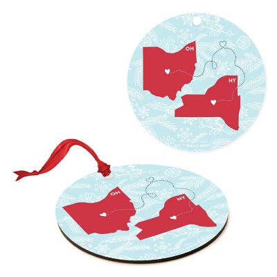 MDF Ornament Ohio and New York Image 1