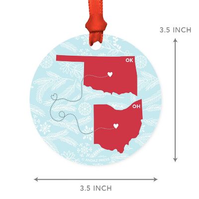 MDF Ornament Ohio and Oklahoma Image 1