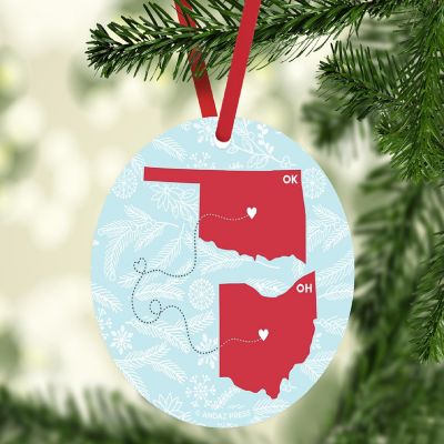 MDF Ornament Ohio and Oklahoma Image 1