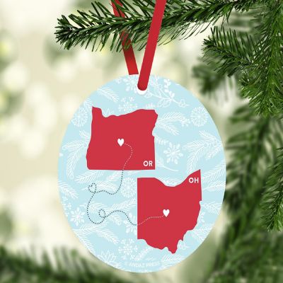 MDF Ornament Ohio and Oregon Image 1