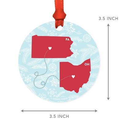 MDF Ornament Ohio and Pennsylvania Image 1