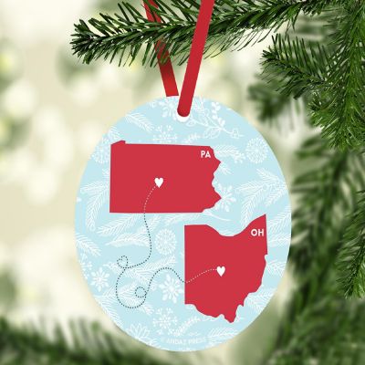 MDF Ornament Ohio and Pennsylvania Image 2