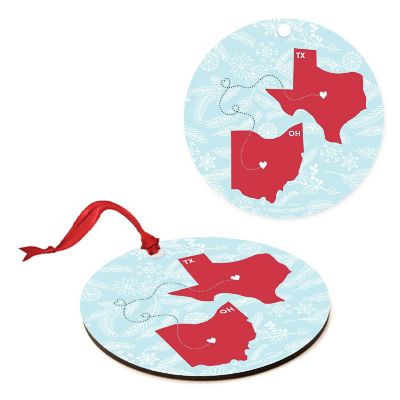 MDF Ornament Ohio and Texas Image 1