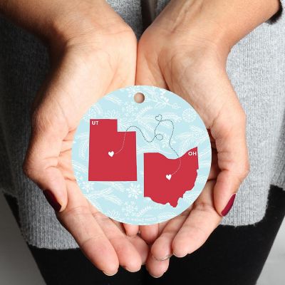 MDF Ornament Ohio and Utah Image 1