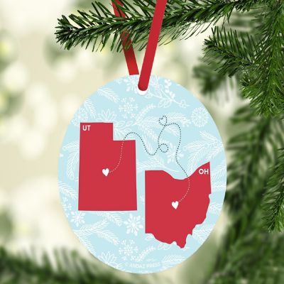 MDF Ornament Ohio and Utah Image 1