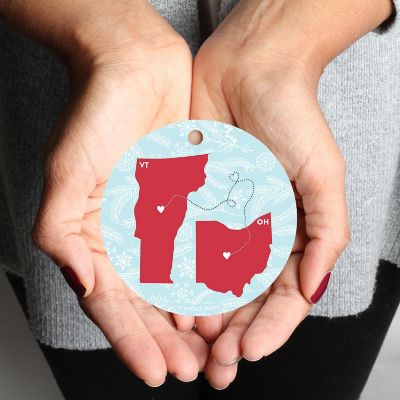 MDF Ornament Ohio and Vermont Image 1