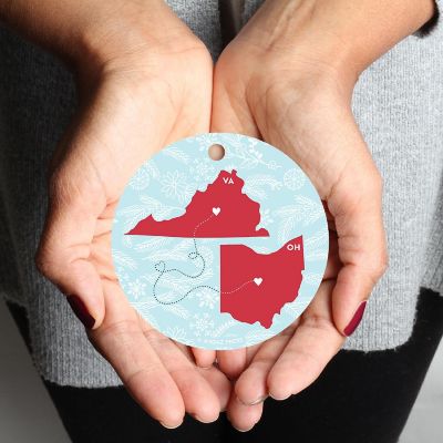 MDF Ornament Ohio and Virginia Image 1