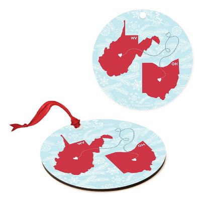 MDF Ornament Ohio and West Virginia Image 1