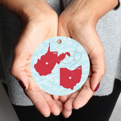 MDF Ornament Ohio and West Virginia Image 2
