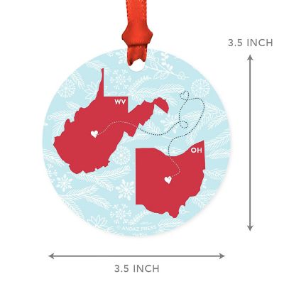 MDF Ornament Ohio and West Virginia Image 3