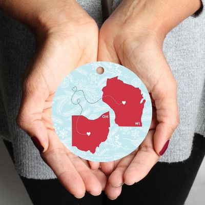 MDF Ornament Ohio and Wisconsin Image 2