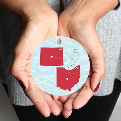 MDF Ornament Ohio and Wyoming Image 1