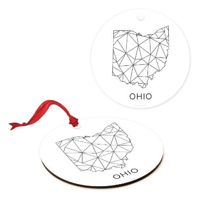 MDF Ornament Ohio Blk/Wh Geometric Image 2