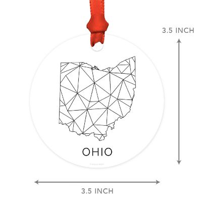 MDF Ornament Ohio Blk/Wh Geometric Image 3