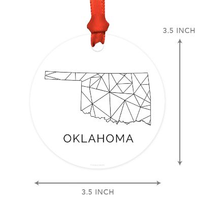 MDF Ornament Oklahoma Blk/Wh Geometric Image 3