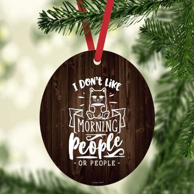 MDF Ornament  Or Mornings Or People Image 1