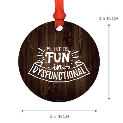 MDF Ornament Put The Fun In Dysfunctiona Image 2