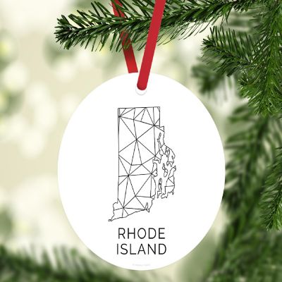 MDF Ornament Rhode Island Blk/Wh Geometr Image 2