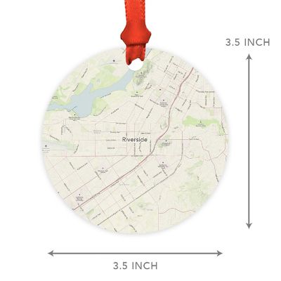 MDF Ornament  Riverside, California Map Image 1