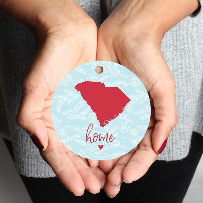 MDF Ornament S. Carolina Home Blue/Red Image 3
