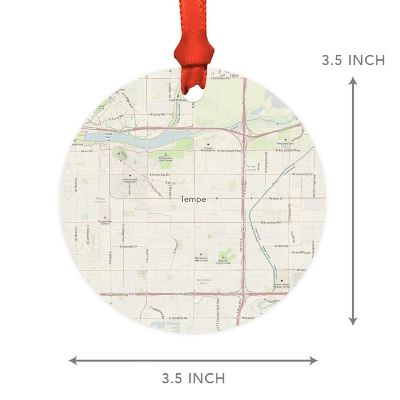 MDF Ornament Tempe Arizona Map Image 2