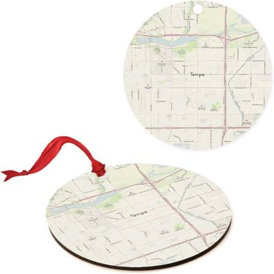 MDF Ornament Tempe Arizona Map Image 3
