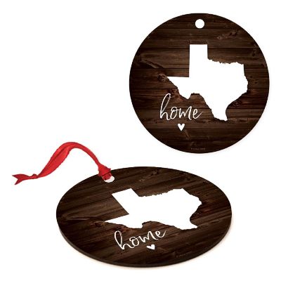 MDF Ornament Texas Home Dark Wood Image 1