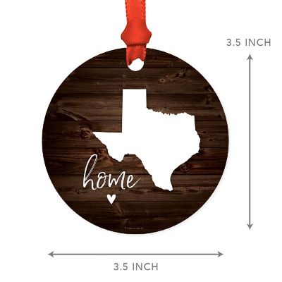 MDF Ornament Texas Home Dark Wood Image 2
