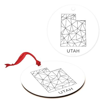 MDF Ornament Utah Blk/Wh Geometric Image 2