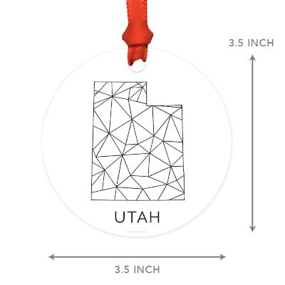 MDF Ornament Utah Blk/Wh Geometric Image 3