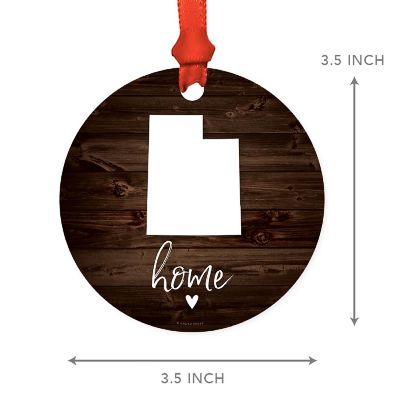 MDF Ornament Utah Home, Rustic Dark Wood Image 3