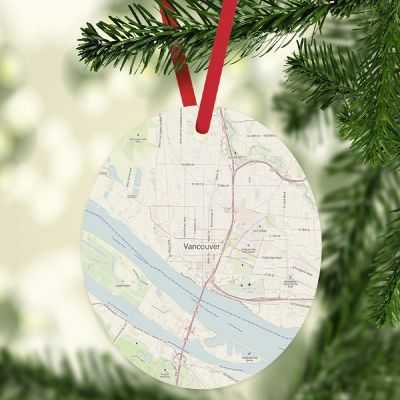 MDF Ornament Vancouver Washington Map Image 1