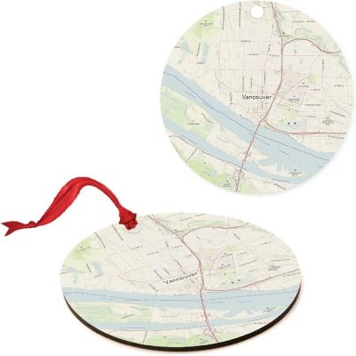 MDF Ornament Vancouver Washington Map Image 3