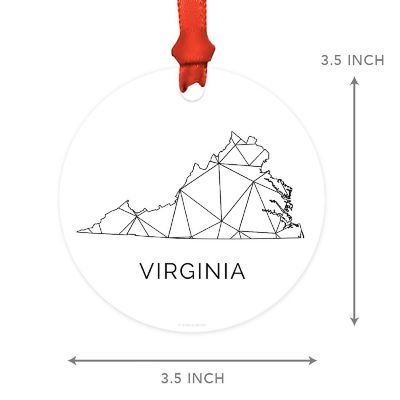 MDF Ornament Virginia Blk/Wh Geometric Image 3