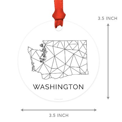 MDF Ornament Washington Blk/Wh Geometric Image 2