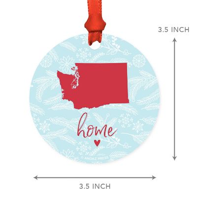 MDF Ornament Washington Home Blue/Red Image 2