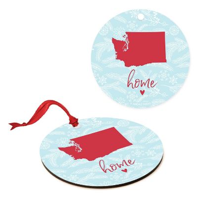MDF Ornament Washington Home Blue/Red Image 3