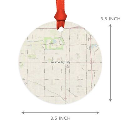 MDF Ornament West Valley City Utah Map Image 1