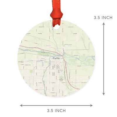 MDF Ornament Yuma Arizona Map Image 2