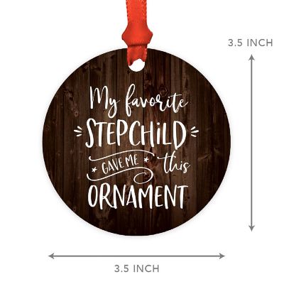 MDF Rustic Ornament Favorite Stepchild Image 2