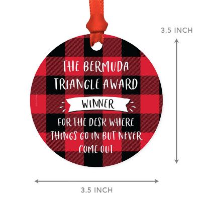 MDF Wood Ornament  Bermuda Triangle Desk Image 2