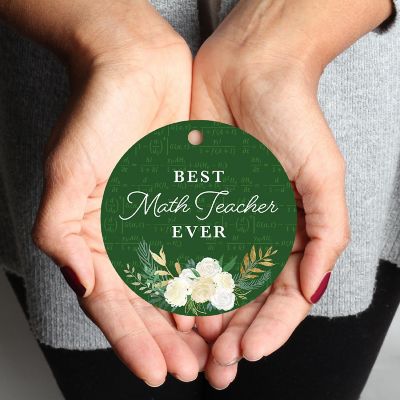 MDF Wood Ornament  Best Teacher Image 1