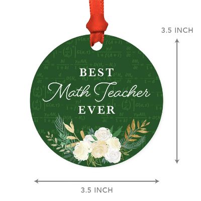 MDF Wood Ornament  Best Teacher Image 2
