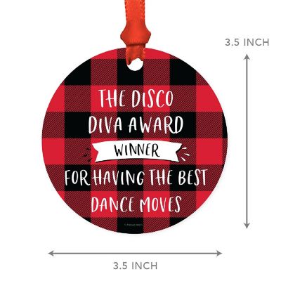 MDF Wood Ornament  Disco Diva Award Image 2
